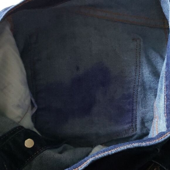 GAP denim button front skater skirt size 4 blue - Picture 6 of 6